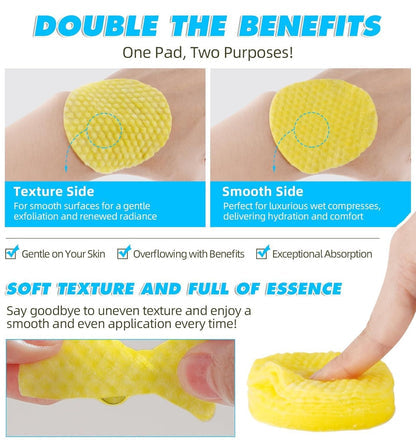 Kojic Buy 1 Get 1 Free Turmeric & Kojic Acid (60×2) Cleansing Pads (100% Geniuan)